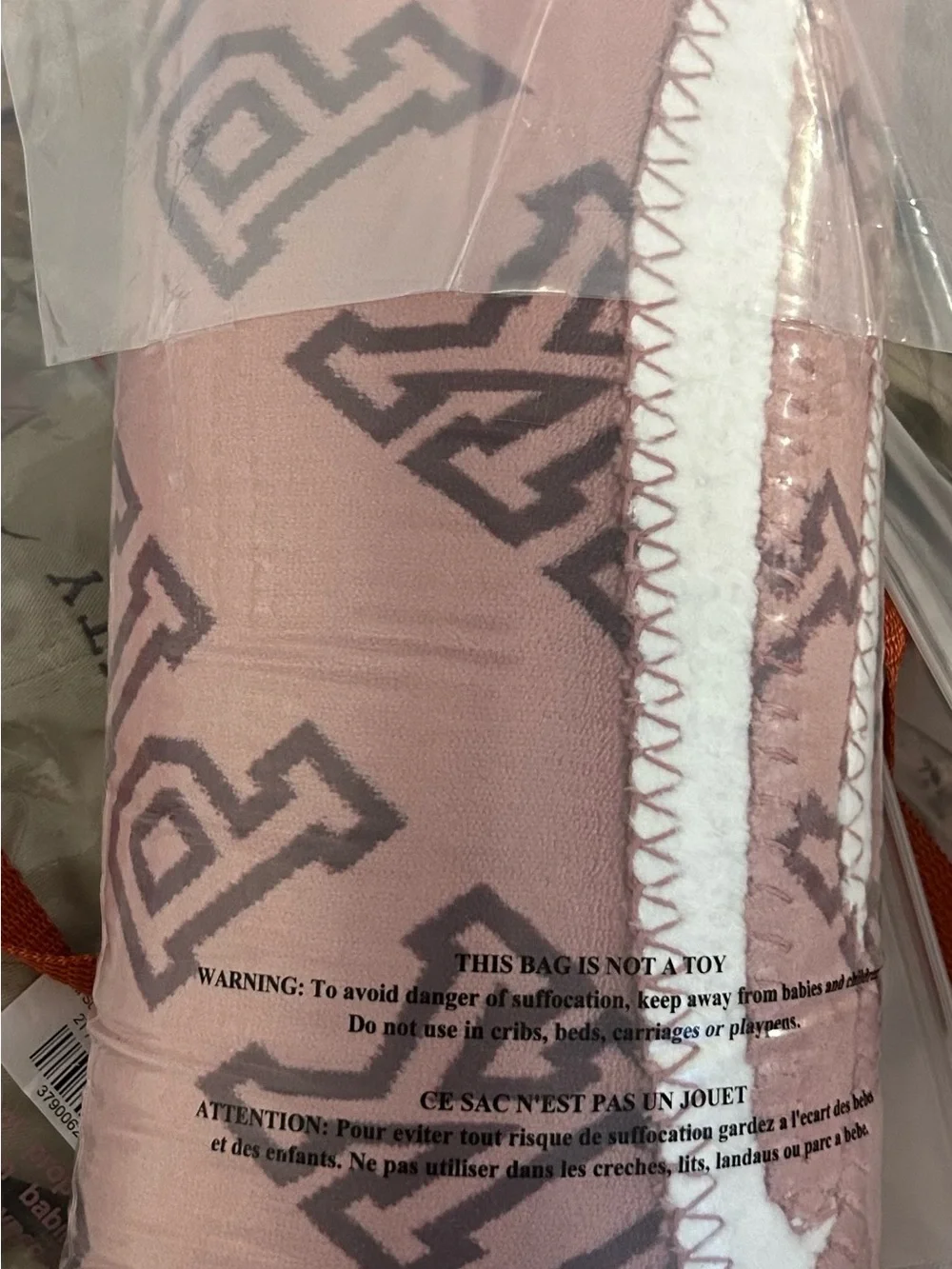 Victoria's Secret PINK Pink Sherpa Plush Blanket Pink Logo
